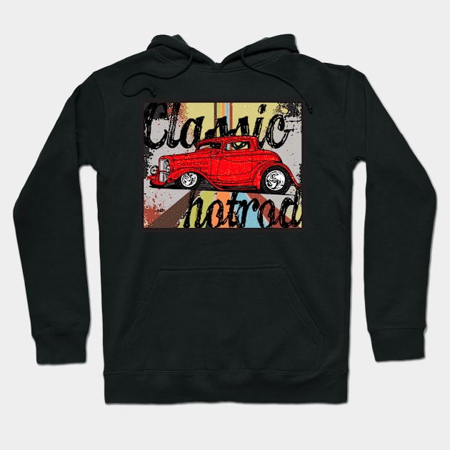 Classic HotRod Hoodie by 5thmonkey